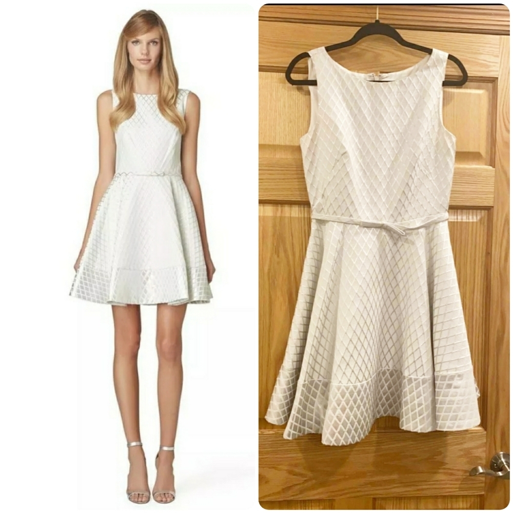 Erin Erin Fetherston Geo Jacquard A-Line Dress
